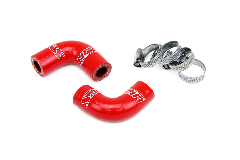 HPS Silicone Oil Cooler Hoses - Red (57-2068-RED)