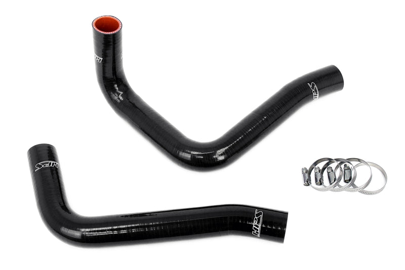 HPS Silicone Radiator Hoses - 2007-2009 Toyota FJ Cruiser 4.0L V6 Supercharged - Black (57-2094-BLK)