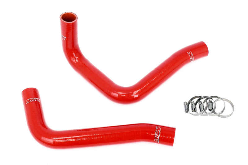 HPS Silicone Radiator Hoses - 2007-2009 Toyota FJ Cruiser 4.0L V6 Supercharged - Red (57-2094-RED)