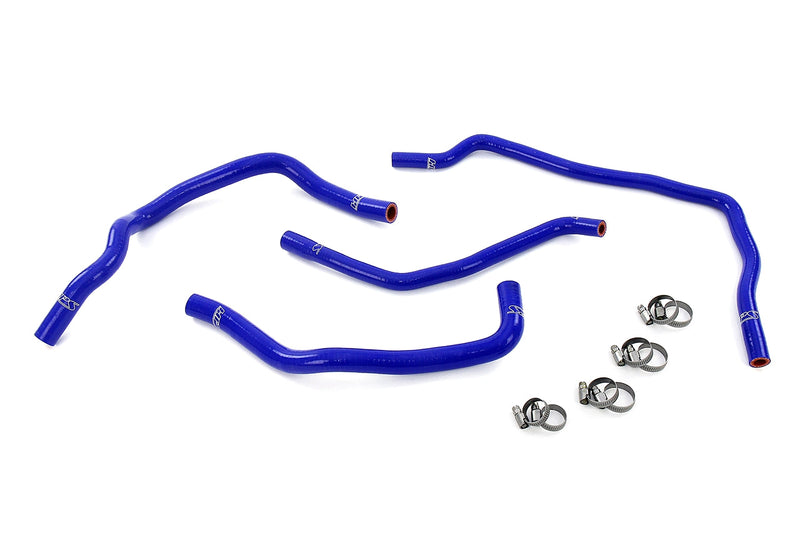 HPS Silicone Heater and expansion tank coolant Hoses - 2008-2015 Scion xB 2.4L - Blue (57-2102-BLUE)