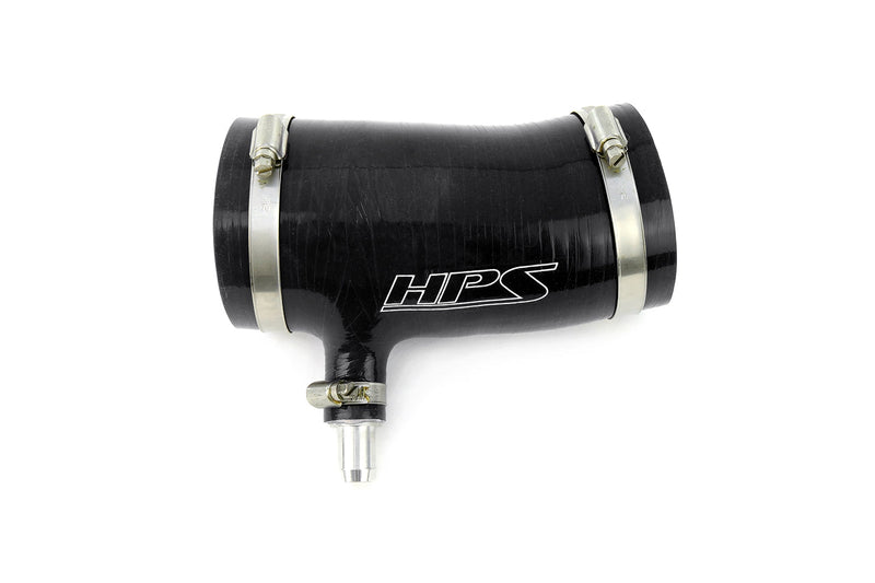 HPS Silicone Air Intake Hose - Black (57-2123-BLK)