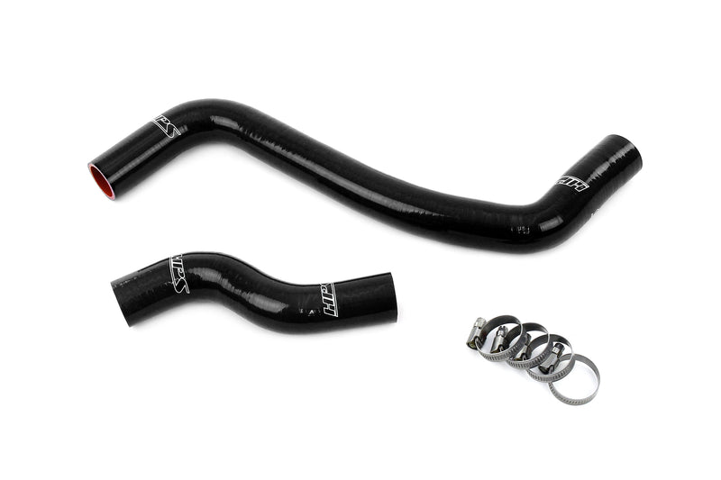 HPS Silicone Radiator Hoses - 1993-1997 Toyota Corolla 1.6L - Black (57-2124-BLK)