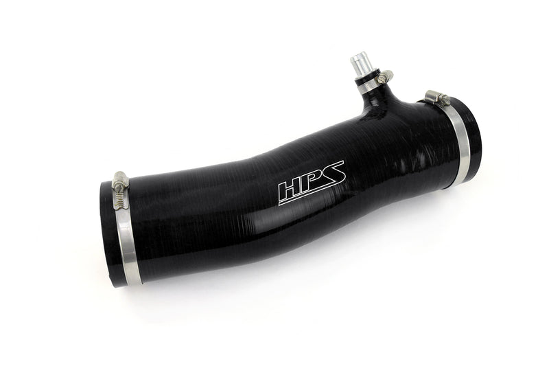 HPS Silicone Air Intake Hose - 2016-2023 Toyota Tacoma 3.5L V6 equipped with TRD airbox - Black (57-2126-BLK)