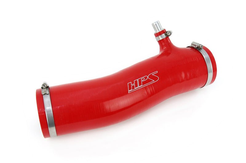 HPS Silicone Air Intake Hose - 2016-2023 Toyota Tacoma 3.5L V6 equipped with TRD airbox - Red (57-2126-RED)
