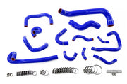 HPS Silicone Radiator, Heater and ancillary Hoses - 1995-1998 Nissan Skyline GTR R33 RB26DETT Twin Turbo - Blue (57-2135-BLUE)