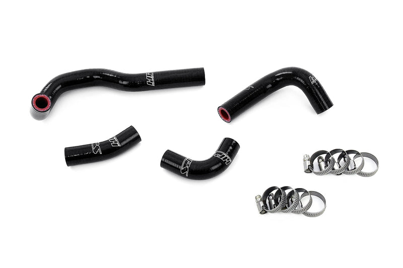 HPS Silicone Heater Hoses - 1993-2002 Toyota Supra Right Hand Drive 3.0L Turbo 2JZ-GTE - Black (57-2146-BLK)