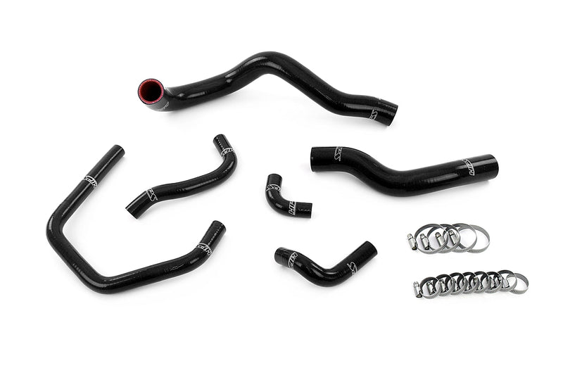 HPS Silicone Radiator and Heater Hoses - 1993-2002 Toyota Supra Right Hand Drive 3.0L Non Turbo 2JZ-GE JDM Non VVT-i - Black (57-2147-BLK)