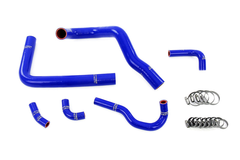 HPS Silicone Radiator and Heater Hoses - 1993-2002 Toyota Supra Right Hand Drive 3.0L Turbo 2JZ-GTE JDM Non VVT-i - Blue (57-2148-BLUE)