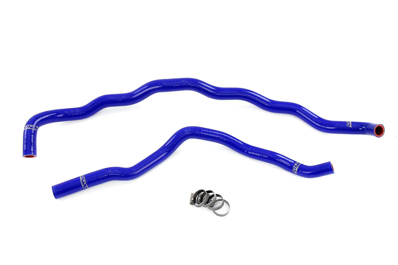 HPS Silicone Heater Hoses - 2007-2013 BMW 335i 335ix 335is N54/N55 3.0L Turbo E90/E92/E93 - Blue (57-2159-BLUE)