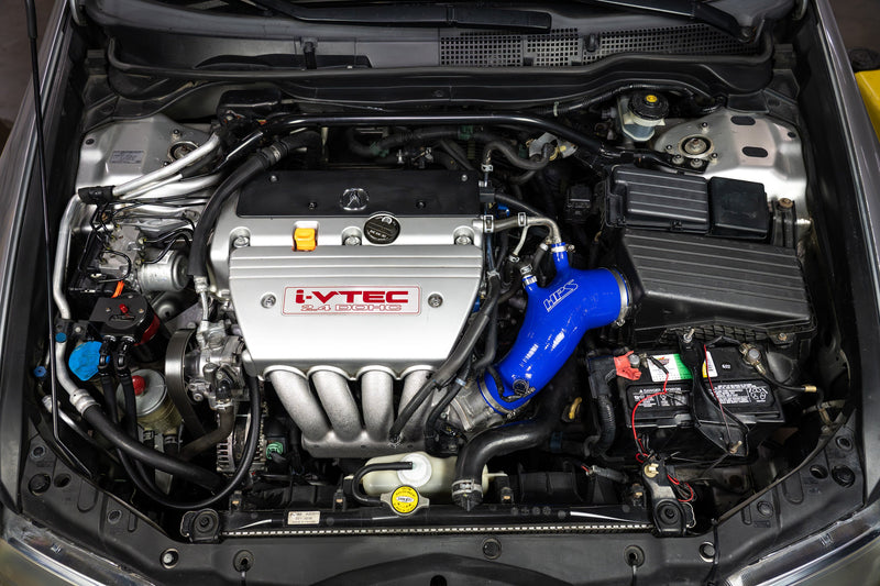HPS Silicone Air Intake Hose - 2004-2008 Acura TSX 2.4L - Blue (57-2199-BLUE)
