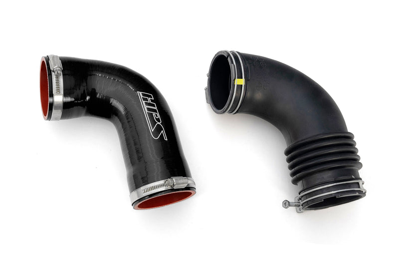 HPS Silicone Air Intake Hose - Black (57-2207-BLK)