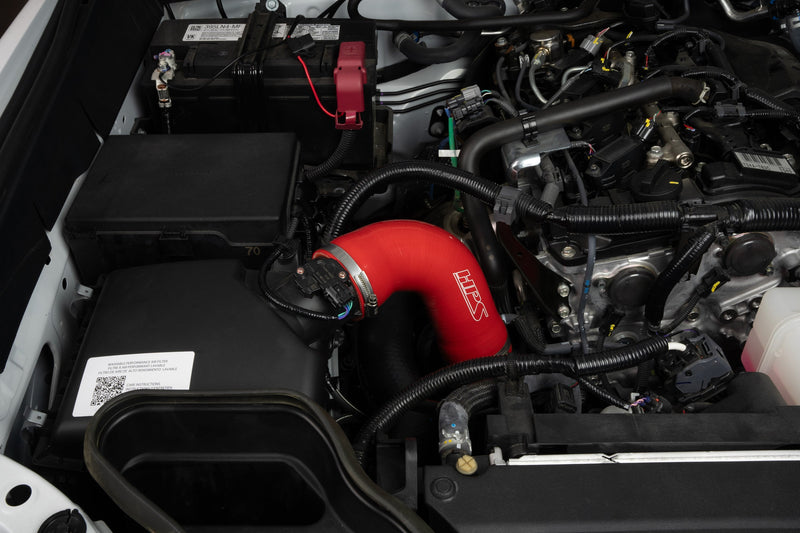 HPS Silicone Air Intake Hose - Red (57-2207-RED)