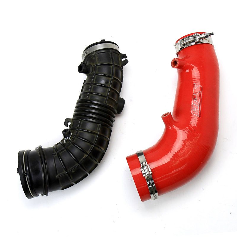 HPS Silicone Air Intake Hose - 2006-2009 Honda S2000 AP2 2.2L F22 drive-by-wire - Red (57-3004-RED)