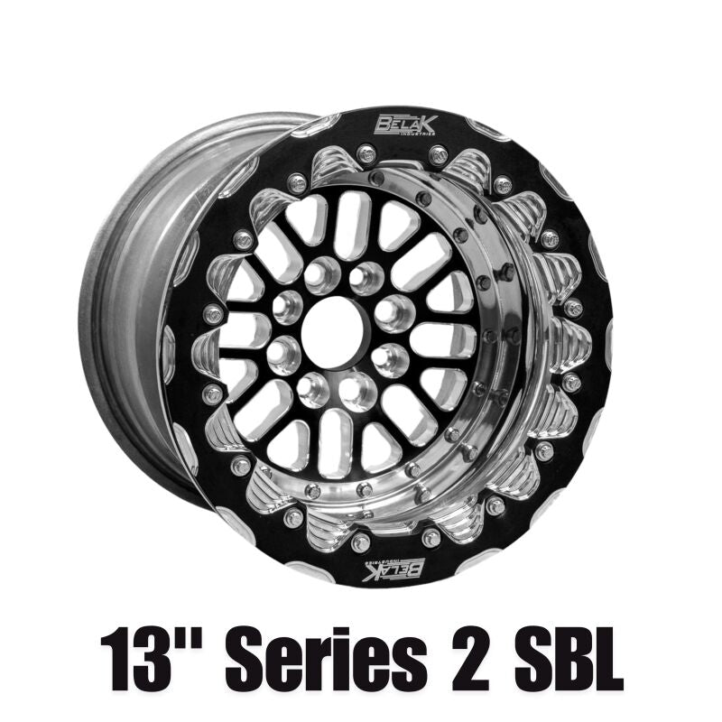 Belak 13x11 / 5in BS / 5x100 BP / High Pad / Series 2 Wheel - Double Beadlock