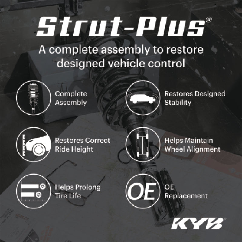 KYB 16-20 Jeep Grand Cherokee 3.6L (w/o Load Level & Elec. Susp.) Strut-Plus Assembly - Front Left