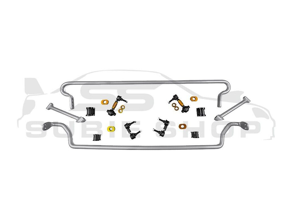 Whiteline 08-10 Subaru WRX Front And Rear Sway Bar Kit 22mm