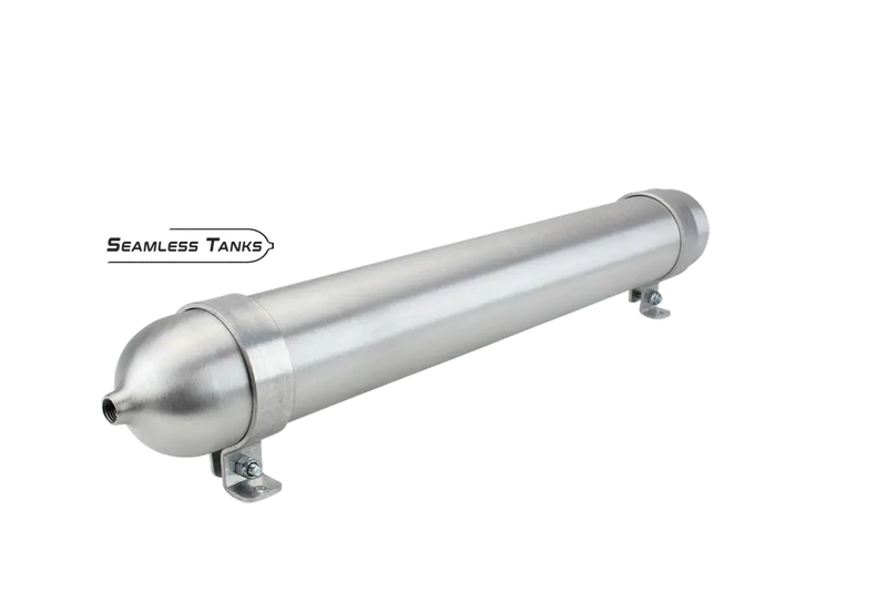 Seamless Tanks 2.875" x 24" Long .526 Gal (2) 1/4 NPT Ports