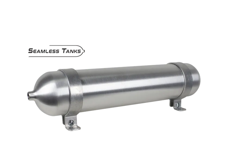 Seamless Tanks 3.5" x 18" Long .58 Gal (2) 1/4 NPT Ports