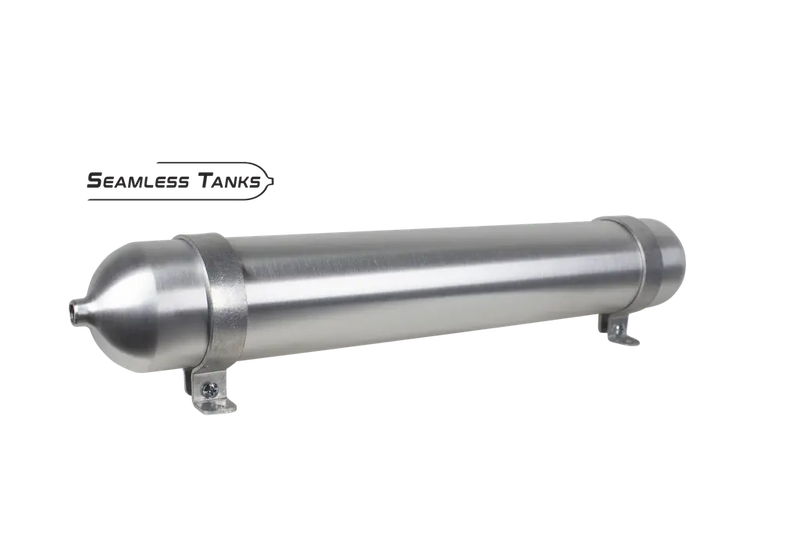 Seamless Tanks 3.5" x 24" Long .797 Gal (2) 1/4 NPT Ports