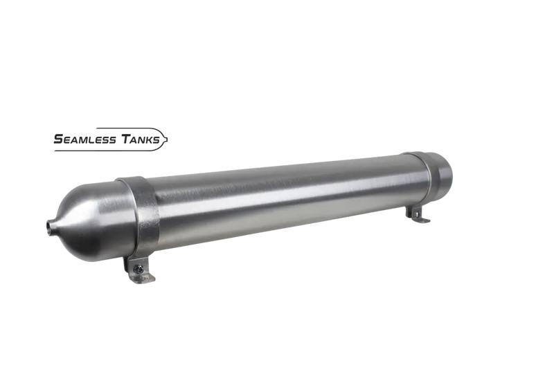 Seamless Tanks 3.5" x 28" Long .941 Gal (2) 1/4 NPT Ports
