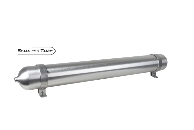 Seamless Tanks 3.5" x 32" Long 1.086 Gal (2) 1/4 NPT Ports