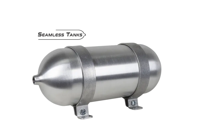 Seamless Tanks 4.5" x 12" Long .598 Gal (2) 1/4 NPT Ports