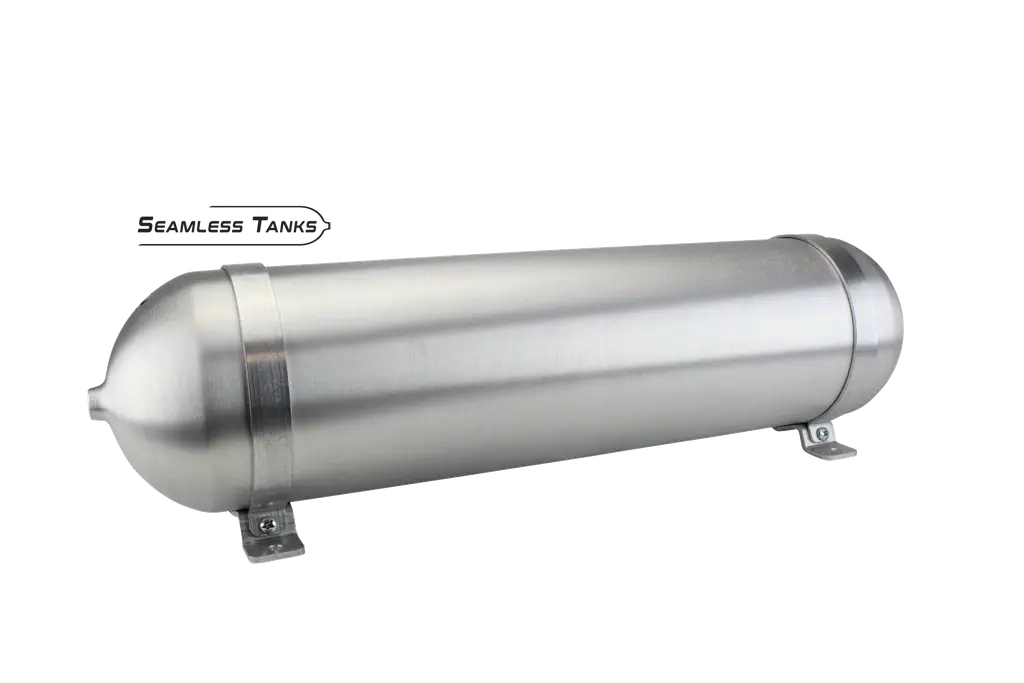 Seamless Tanks 6.625" x 28" Long 3.44 Gal (4) 3/8 NPT (1) 1/4 NPT Ports