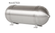 Seamless Aluminum Tank 24” X 8.625”  With 4 3/8