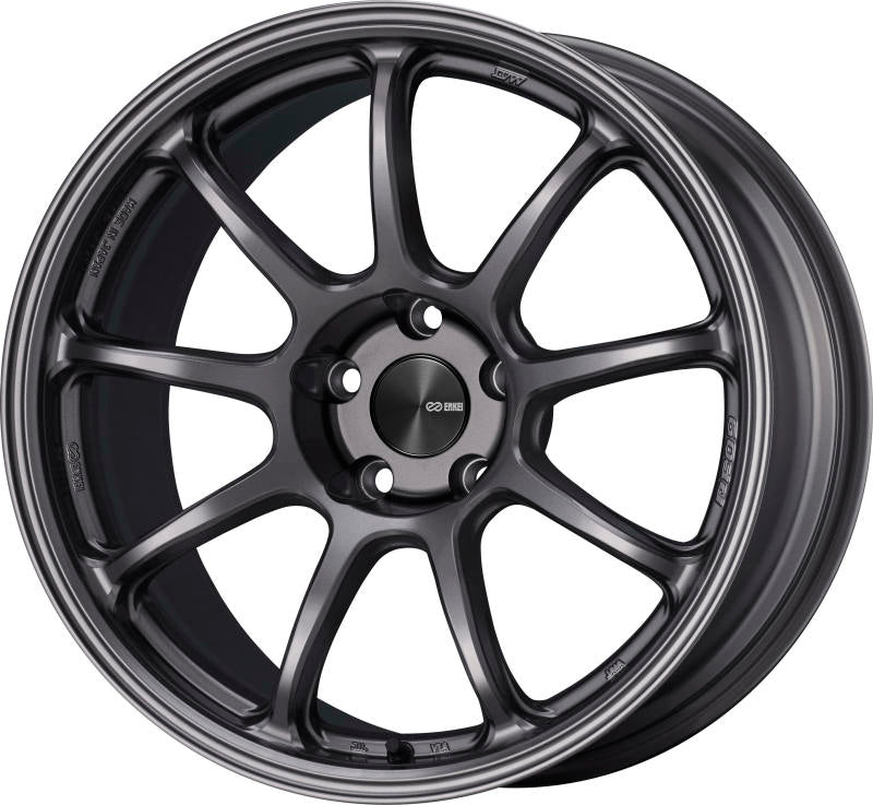 Enkei PF09 17x7 5x112 45mm Offset 75mm Bore Dark Silver Wheel