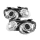 Spyder Acura Integra 98-01 Projector Headlights LED Halo -Chrome High H1 Low 9006 PRO-YD-AI98-HL-C