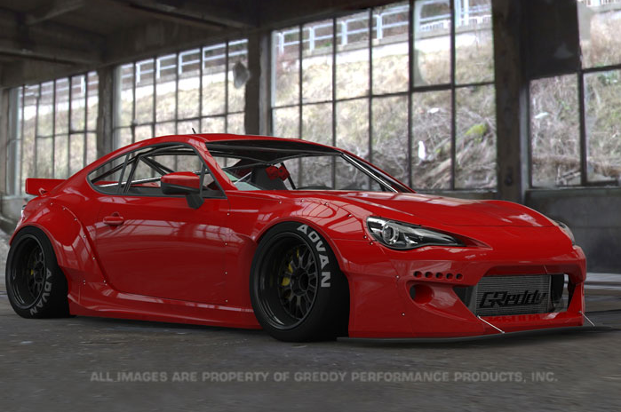 GReddy 13+ Scion FR-S Full Version 2 Greddy X Rocket Bunny 86 Wide Body Aero Kit