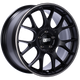 BBS CH-R 18x8 5x120 ET40 Satin Black Polished Rim Protector Wheel -82mm PFS/Clip Required