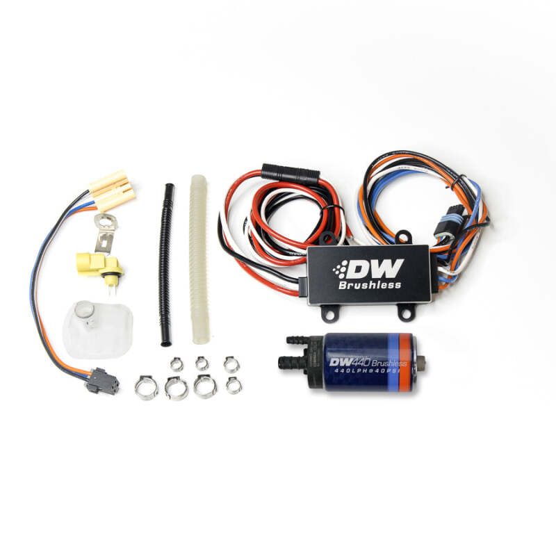 DeatschWerks DW440 440lph Brushless Fuel Pump Single/Dual Controller & Install 15+ Ford Mustang GT