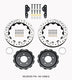 Wilwood Pro-Matrix Rear Kit Drilled 05-12 Mustang GT (2pc Hat/Rtr)
