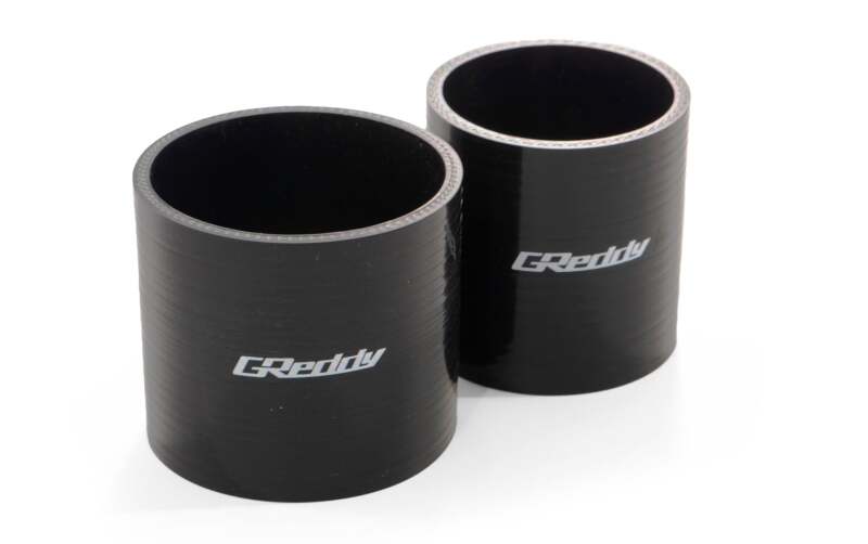 GReddy 80mm x 80mm Silicone Straight Hose - Black