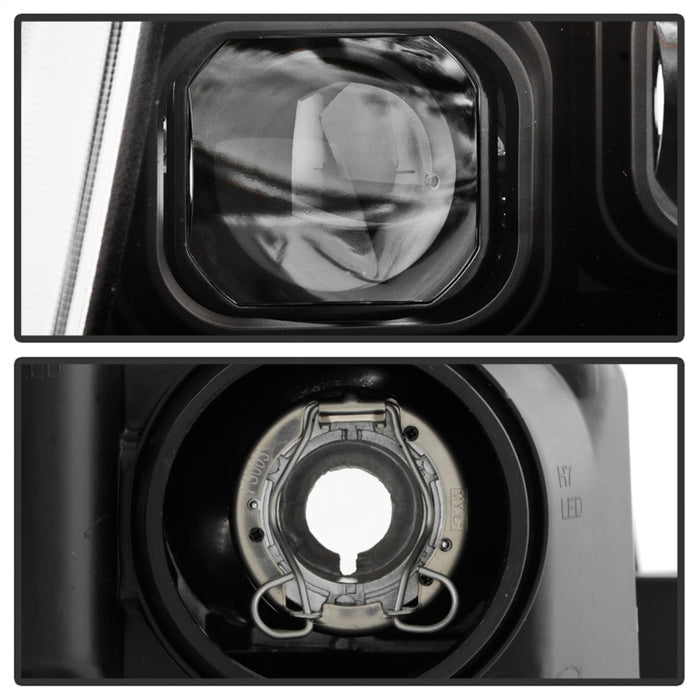 Spyder 05-08 Nissan Frontier/05-07 Pathfinder Projector Headlights - BLK (PRO-YD-NF05V2SI-SEQGR-BK)