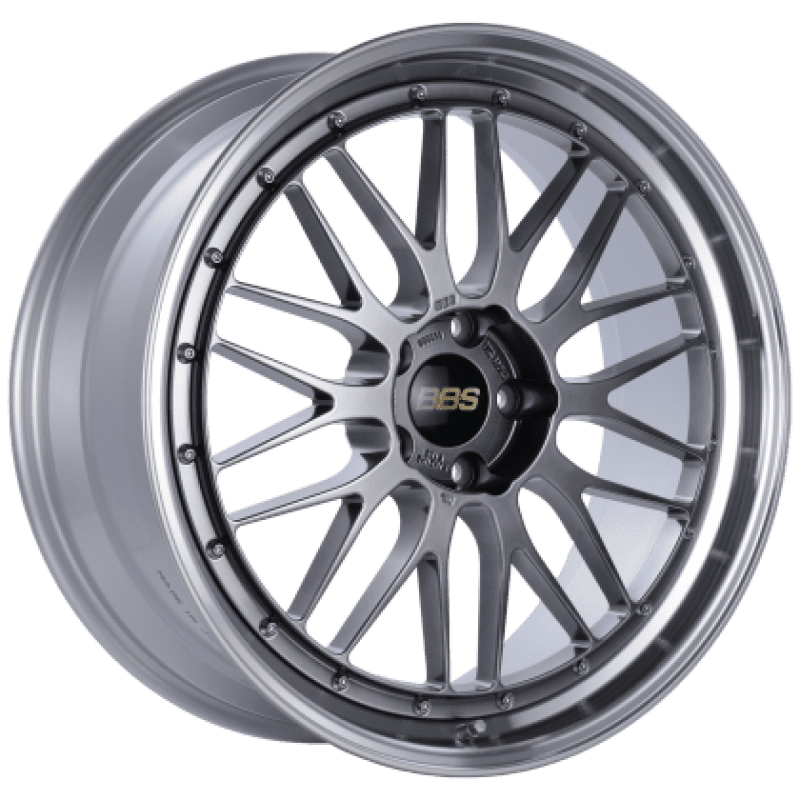 BBS LM 20x10 5x114.3 ET38 Diamond Black Center Diamond Cut Lip Wheel - 82mm PFS/Clip Required