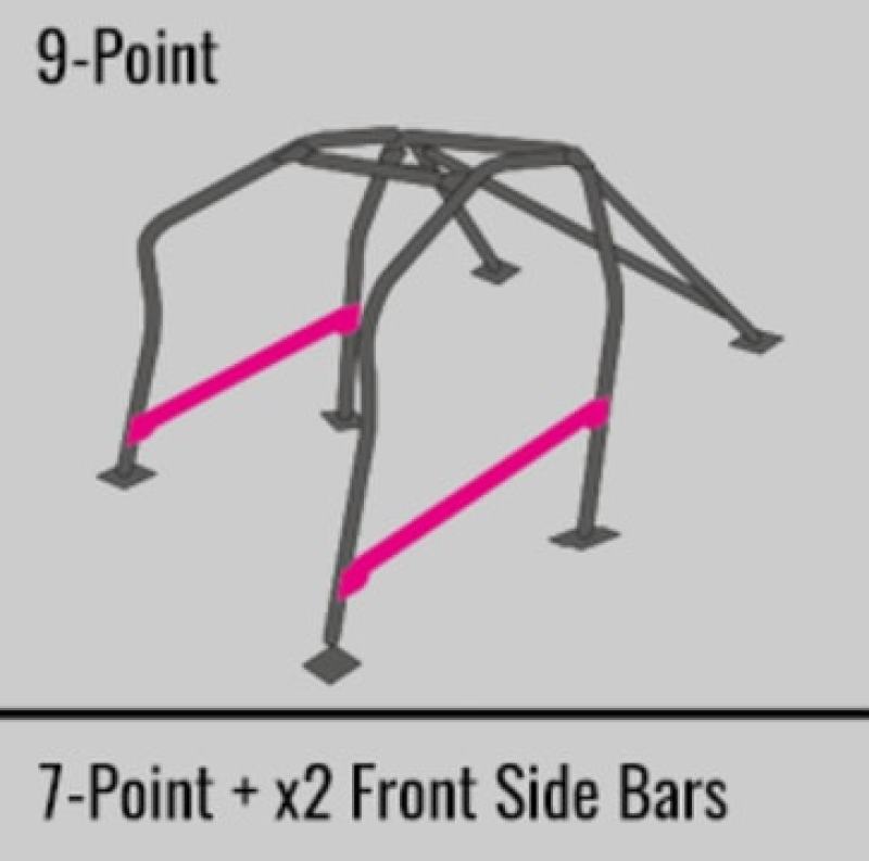 Cusco Safety 21 2 Passenger 9Pt Roll Cage Subaru Impreza GRB/GVB (S/O / No Cancel)