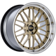 BBS LM 20x10.5 5x114.3 ET20 CB66 Gold Center Diamond Cut Lip Wheel