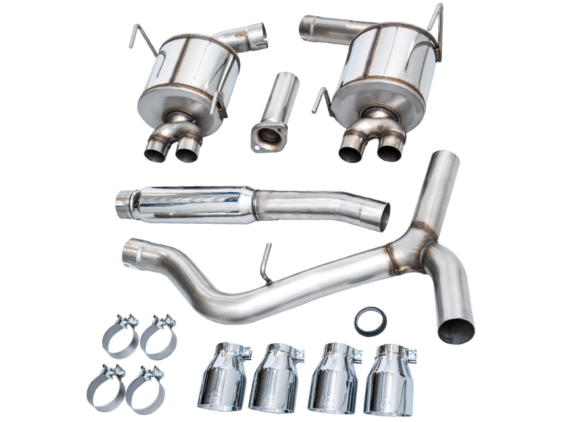 AWE Tuning 2022+ VB Subaru WRX Touring Edition Exhaust - Chrome Silver Tips