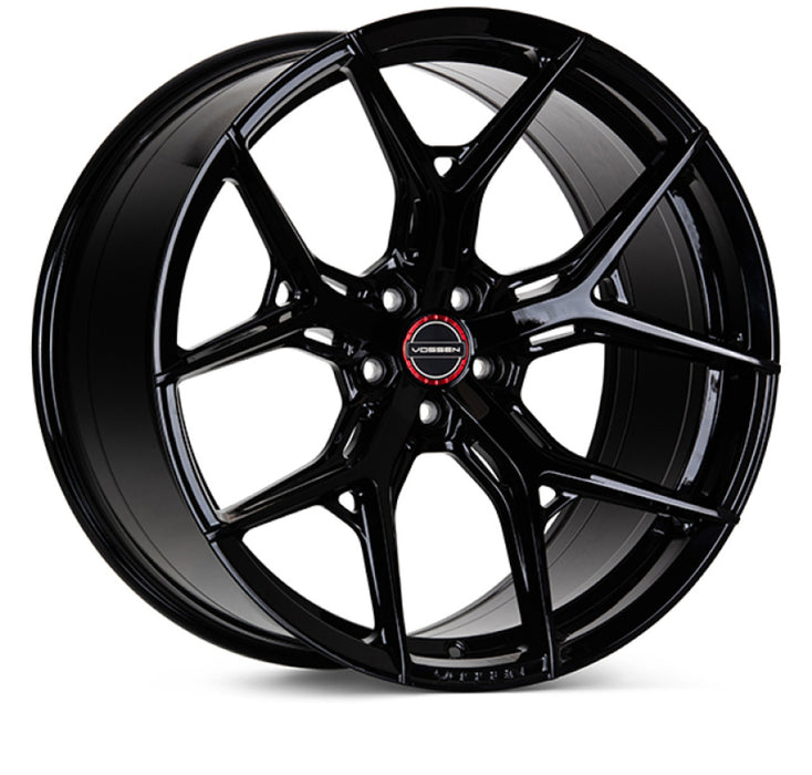 Vossen HF-7 20x10.5 / 5X120 / ET38 / Deep Face / 72.56 - Gloss Black Wheel