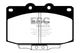 EBC 86-89 Mazda RX7 2.4 (1.3 Rotary)(Vented Rear Rotors) Ultimax2 Front Brake Pads