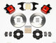 Wilwood Combination Parking Brake Rear Kit 11.00in Red Civic / Integra Drum 2.46 Hub Offset