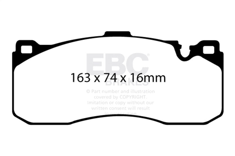 EBC 08-10 BMW 135 3.0 Twin Turbo Bluestuff Front Brake Pads