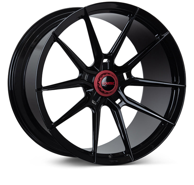 Vossen x Novitec NF10 21x9in - 5x114.3 BP - ET35 - Gloss Black Ferrari 458 Front Wheel