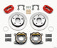 Wilwood Dynapro Lug Mount P/S Park Brake Kit Red Big Ford 2.36in Off Bronco 5 x 5.50