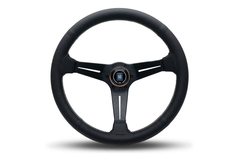 Nardi Sport Rally (Deep Corn) Italy Edition Steering Wheel 350mm with Perforated Leather grip and Black spokes — authentic Italian manufacture