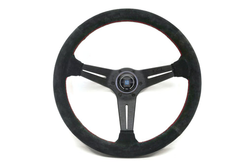 Nardi Sport Rally (Deep Corn) Steering Wheel 350mm with Black Suede grip and Black spokes — authentic Italian manufacture