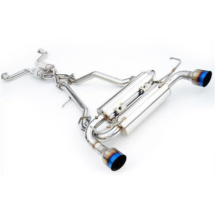 Invidia 09+ FX35 2/4WD Gemini Single Layer Titanium Tip Cat-back Exhaust