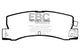 EBC 89-92 Geo Prizm 1.6 SL Ultimax2 Rear Brake Pads